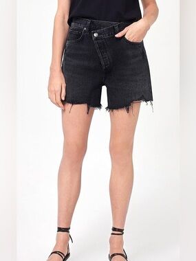 Agolde Criss Cross Shorts Hitchhike 32 $200